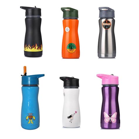 stainless steel water bottles that fit in kids lunch box|reusable water bottle for kids.